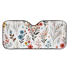 Flowers Design Floral Car Windshield Sunshade