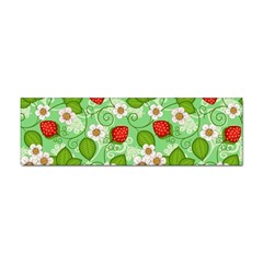 Strawberries Pattern Seamless Sticker (bumper)