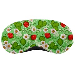 Strawberries Pattern Seamless Sleep Mask