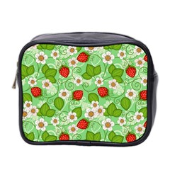 Strawberries Pattern Seamless Mini Toiletries Bag (two Sides)