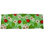 Strawberries Pattern Seamless One Side Body Pillow Cases Body Pillow Case