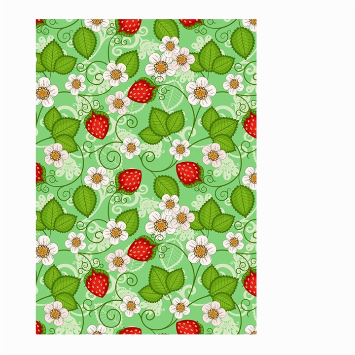 Strawberries Pattern Seamless Large Garden Flag (Two Sides)