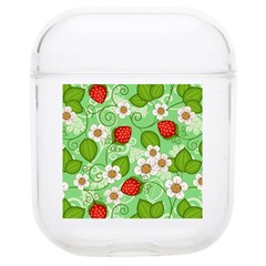 Strawberries Pattern Seamless Soft Tpu Airpods 1/2 Case by Posterlux