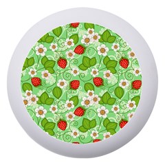 Strawberries Pattern Seamless Dento Box With Mirror