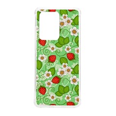 Strawberries Pattern Seamless Samsung Galaxy S20 Ultra 6 9 Inch Tpu Uv Case by Posterlux