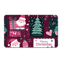 Christmas Santa Claus Magnet (rectangular)