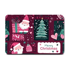 Christmas Santa Claus Small Doormat by Posterlux