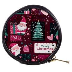 Christmas Santa Claus Mini Makeup Bag