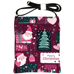 Christmas Santa Claus Shoulder Sling Bag