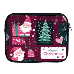 Christmas Santa Claus Apple Ipad 2/3/4 Zipper Cases