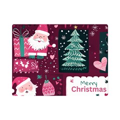 Christmas Santa Claus Premium Plush Fleece Blanket (mini)