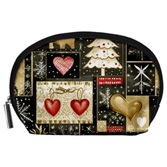 Christmas Reindeer Accessory Pouch (large)