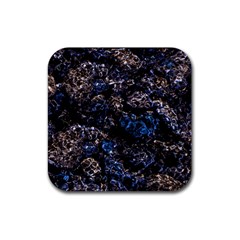 Rocky Lake Reflection  Rubber Coaster (square)