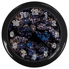 Rocky Lake Reflection  Wall Clock (black)