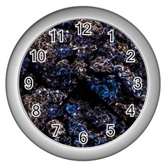 Rocky Lake Reflection  Wall Clock (silver)