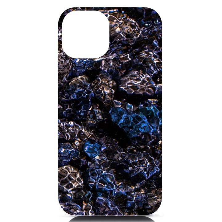 Rocky Lake Reflection  iPhone 14 Black UV Print Case