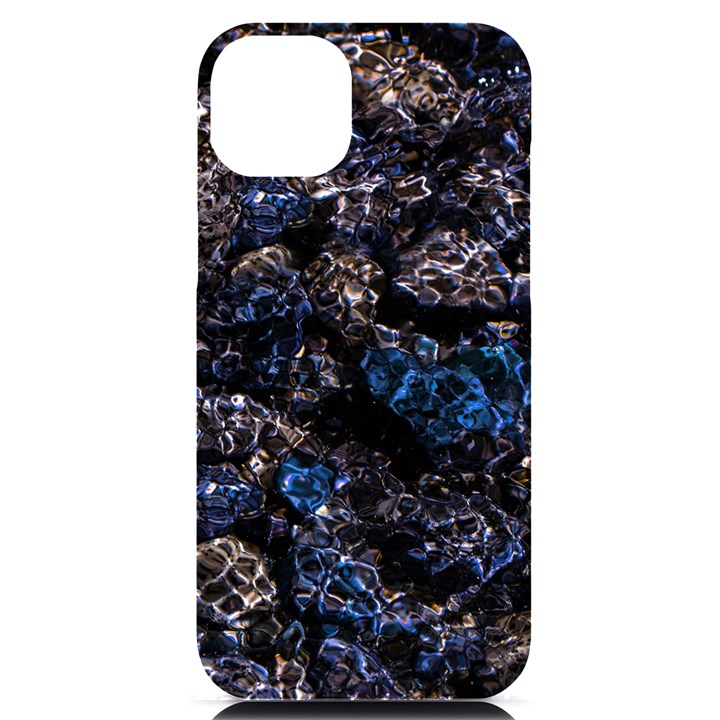 Rocky Lake Reflection  iPhone 14 Plus Black UV Print Case