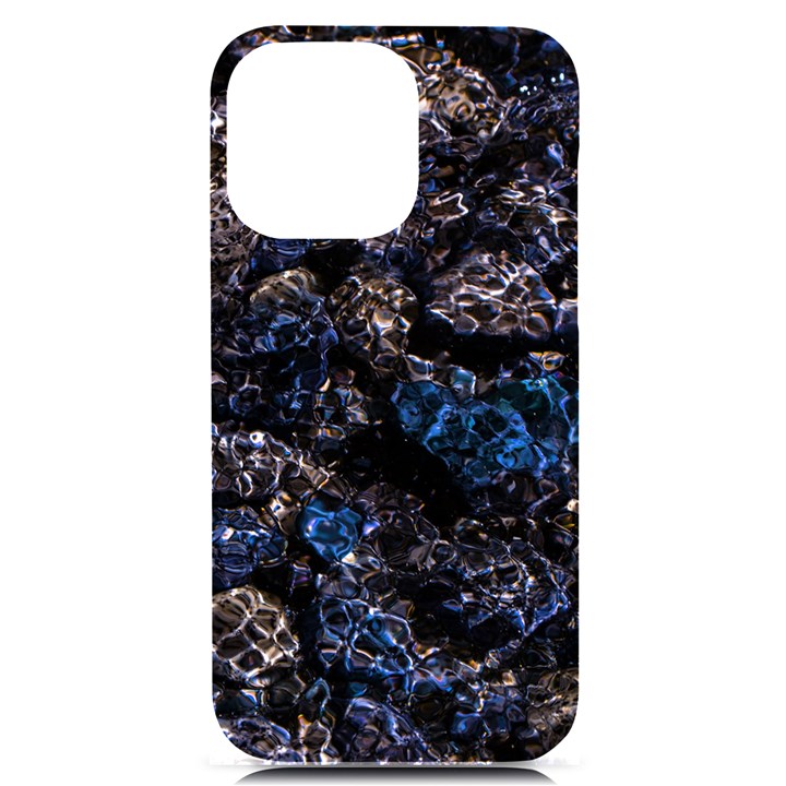 Rocky Lake Reflection  iPhone 14 Pro Max Black UV Print Case