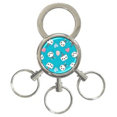 Birtay Cats Bunnies, Koteto 3-ring Key Chain