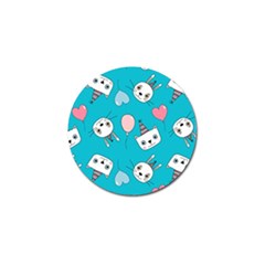 Birtay Cats Bunnies, Koteto Golf Ball Marker (4 Pack) by kyorashop23