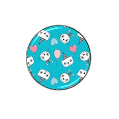 Birtay Cats Bunnies, Koteto Hat Clip Ball Marker (4 Pack)