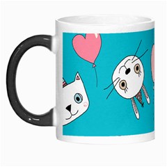 Birtay Cats Bunnies, Koteto Morph Mug by kyorashop23