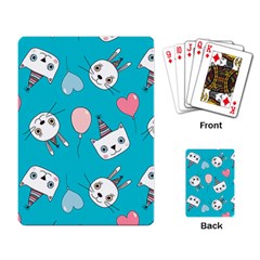 Birtay Cats Bunnies, Koteto Playing Cards Single Design (rectangle)