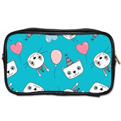 Birtay Cats Bunnies, Koteto Toiletries Bag (two Sides)