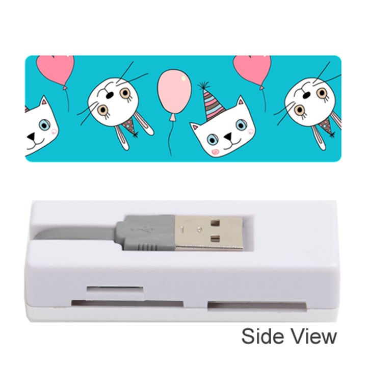 Birtay Cats Bunnies, Koteto Memory Card Reader (Stick)