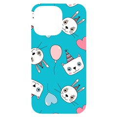 Birtay Cats Bunnies, Koteto Iphone 14 Pro Max Black Uv Print Case