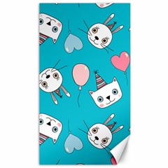 Birtay Cats Bunnies, Koteto Canvas 40  X 72 