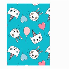 Birtay Cats Bunnies, Koteto Small Garden Flag (two Sides)