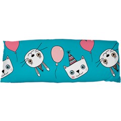 Birtay Cats Bunnies, Koteto 25 x67  Body Pillow Case Dakimakura (two Sides)