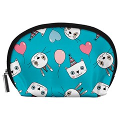 Birtay Cats Bunnies, Koteto Accessory Pouch (large)