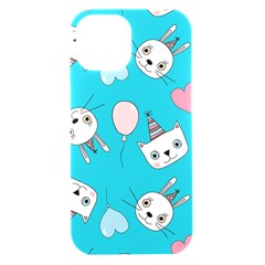 Birtay Cats Bunnies, Koteto Iphone 15 Black Uv Print Pc Hardshell Case by kyorashop23