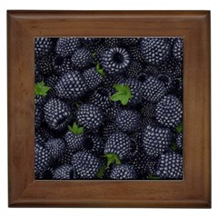 Blackberry Fruit, Fruit Framed Tile