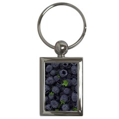 Blackberry Fruit, Fruit Key Chain (rectangle)