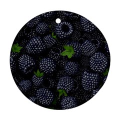 Blackberry Fruit, Fruit Ornament (round)