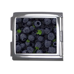 Blackberry Fruit, Fruit Mega Link Italian Charm (18mm)