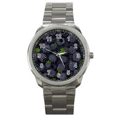 Blackberry Fruit, Fruit Sport Metal Watch