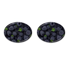 Blackberry Fruit, Fruit Cufflinks (oval)