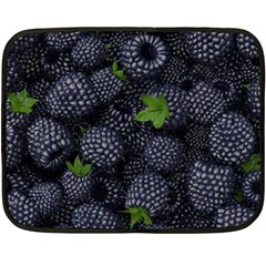 Blackberry Fruit, Fruit Two Sides Fleece Blanket (mini)