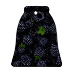 Blackberry Fruit, Fruit Bell Ornament (Two Sides) Front