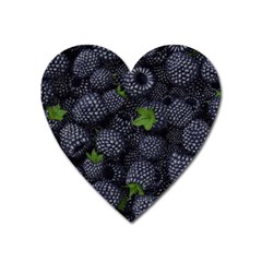 Blackberry Fruit, Fruit Heart Magnet