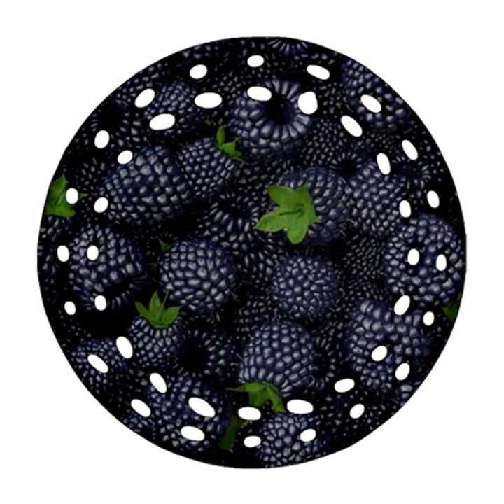 Blackberry Fruit, Fruit Ornament (Round Filigree)