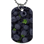 Blackberry Fruit, Fruit Dog Tag (Two Sides) Back