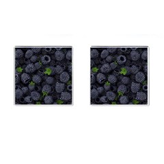 Blackberry Fruit, Fruit Cufflinks (square)