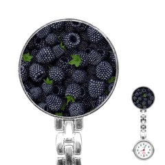 Blackberry Fruit, Fruit Stainless Steel Nurses Watch