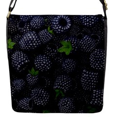 Blackberry Fruit, Fruit Flap Closure Messenger Bag (s)