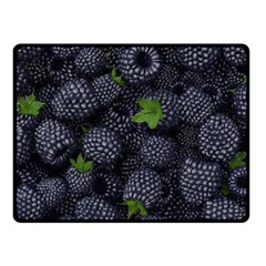 Blackberry Fruit, Fruit Two Sides Fleece Blanket (small)